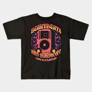 Heartbeats And Harmony Kids T-Shirt